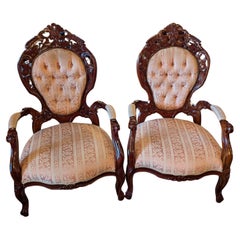 Wood Armchairs