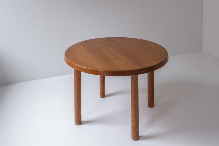 Highly Collectible Early ‘T02’ Dining Table by Pierre Chapo, France 1965 For Sale 5