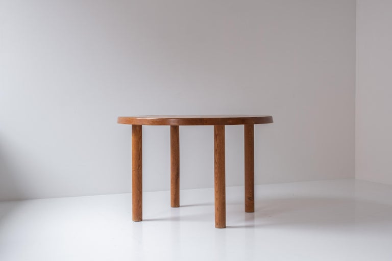 Highly Collectible Early ‘T02’ Dining Table by Pierre Chapo, France 1965 For Sale 7