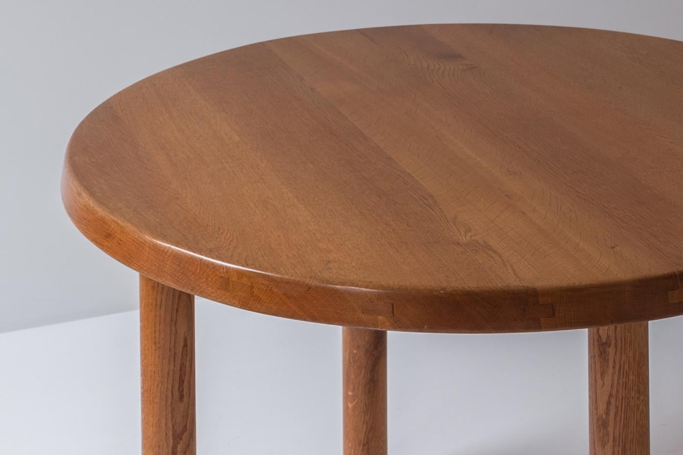 Highly Collectible Early ‘T02’ Dining Table by Pierre Chapo, France 1965 For Sale 9