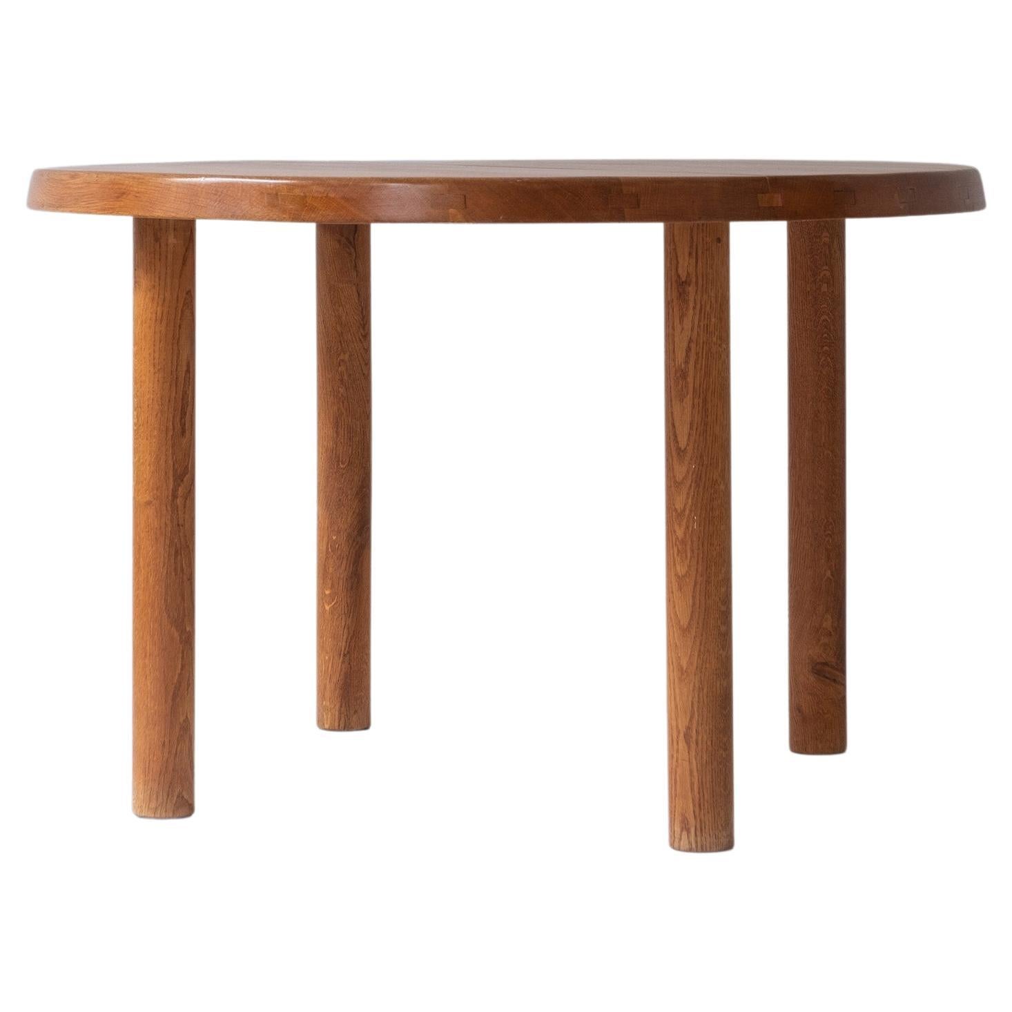 Highly Collectible Early ‘T02’ Dining Table by Pierre Chapo, France 1965 For Sale
