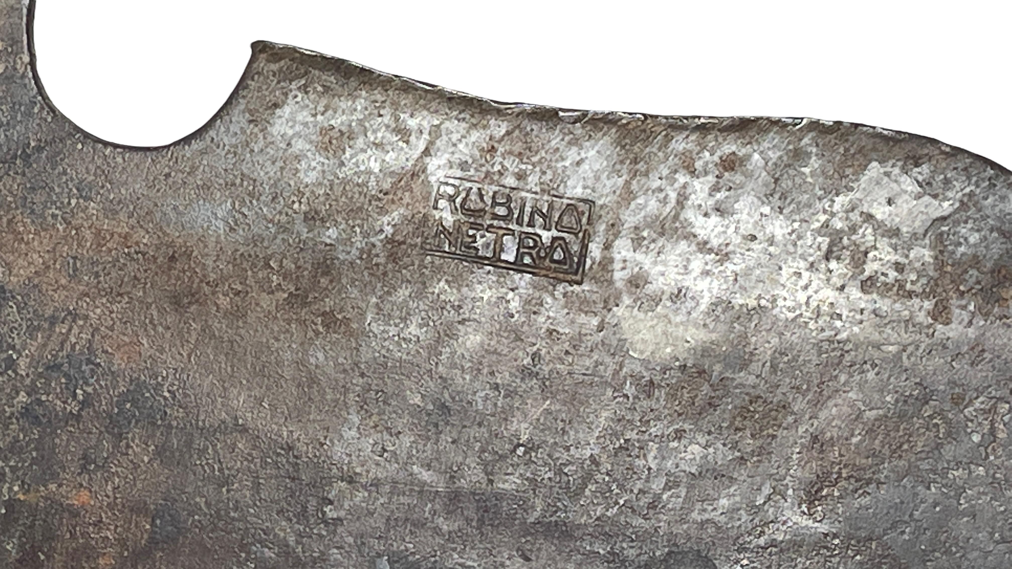 Cuchilla italiana europea del siglo XIX, muy decorativa, utensilio de cocina en venta 3
