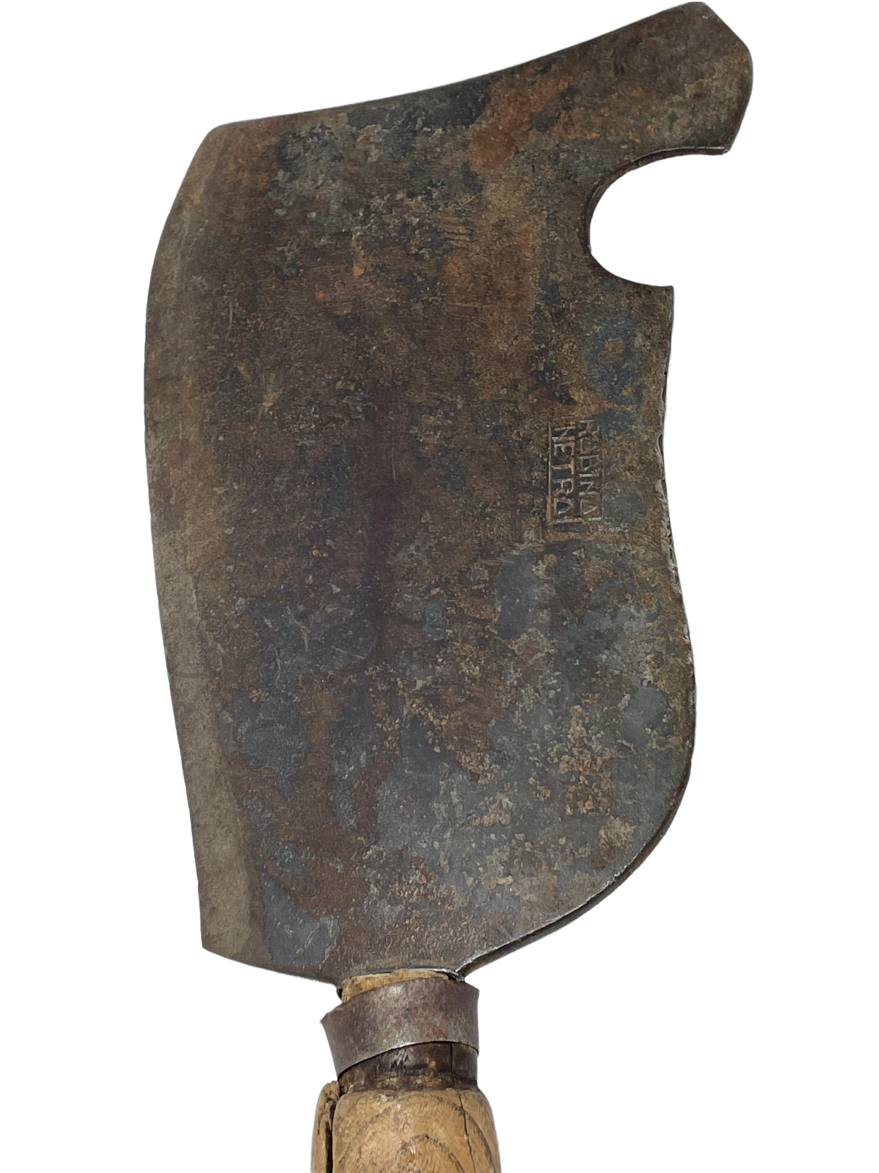 Highly Decorative 19th Century European Italian Cleaver, Kitchen Utensil In Good Condition For Sale In Nuernberg, DE