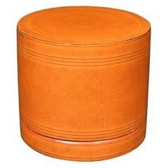Scatola di Betel laccata birmana antica altamente decorativa / Kun-It, circa 1900