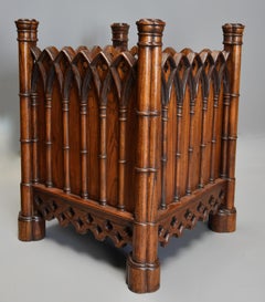 Highly Decorative Elm Gothic Style Planter