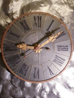 Highly Decorative French Church Clock Face