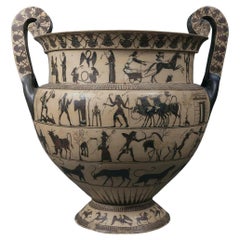 Très décoratif avec une décoration mythologique grecque, Italie, 1850