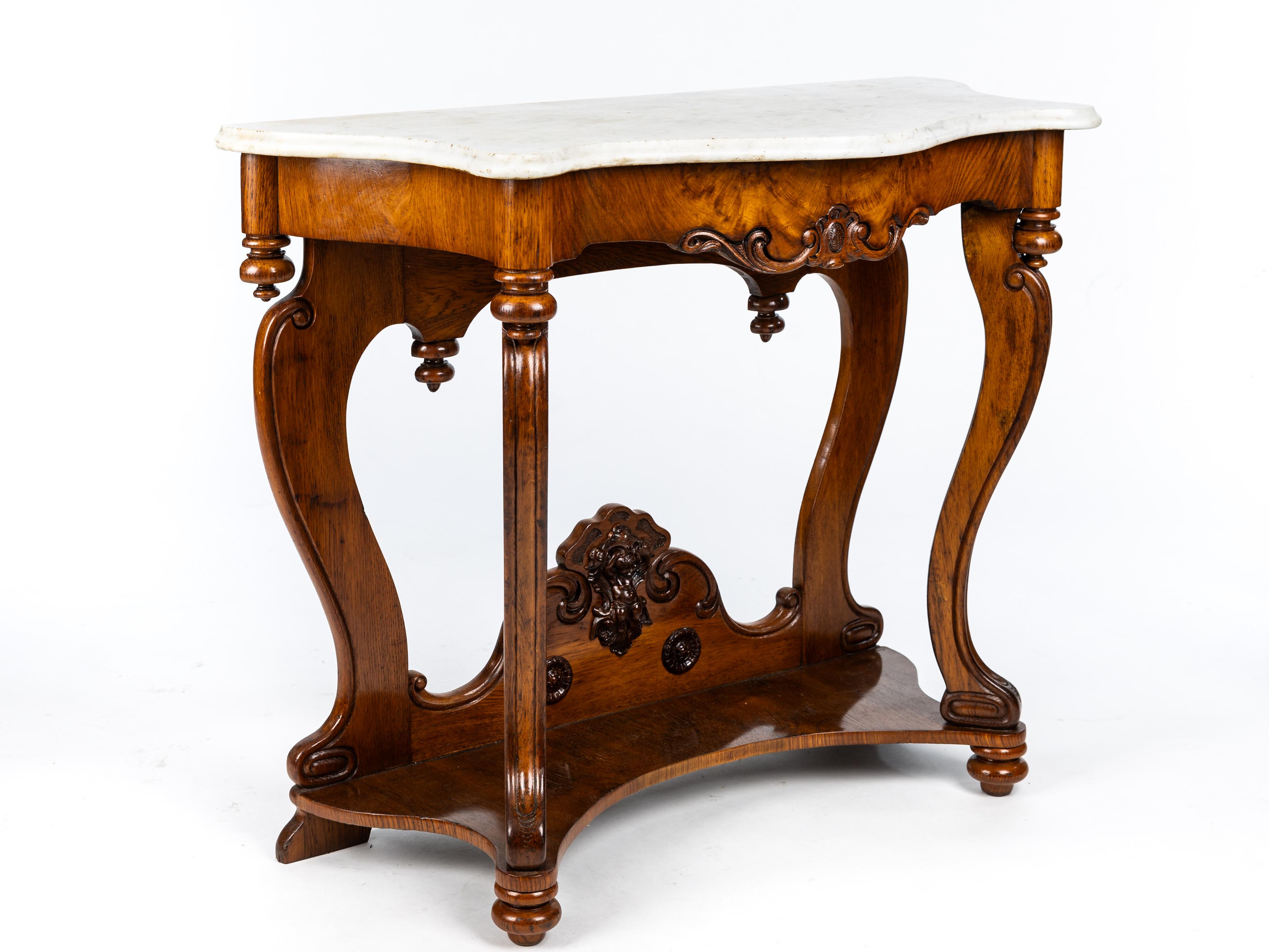 Console murale hautement décorative, Louis Philippe, Victorienne, marbre, France, années 1870 en vente 8