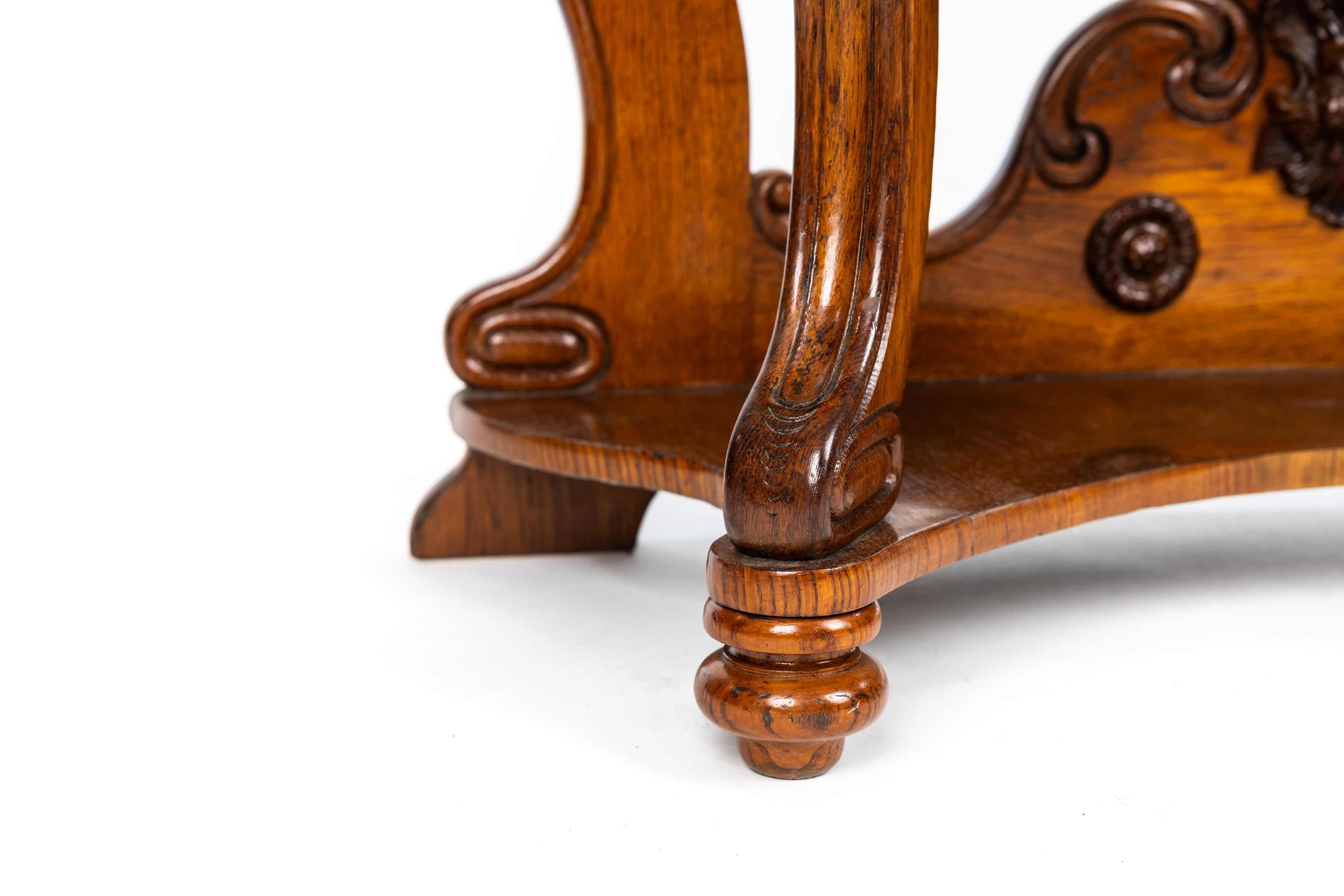 Métal Console murale hautement décorative, Louis Philippe, Victorienne, marbre, France, années 1870 en vente