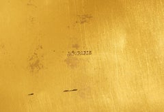 Highly Detailed Antique French Gilt Bronze Coffret, Jewel Box, Paris, Circa 1880