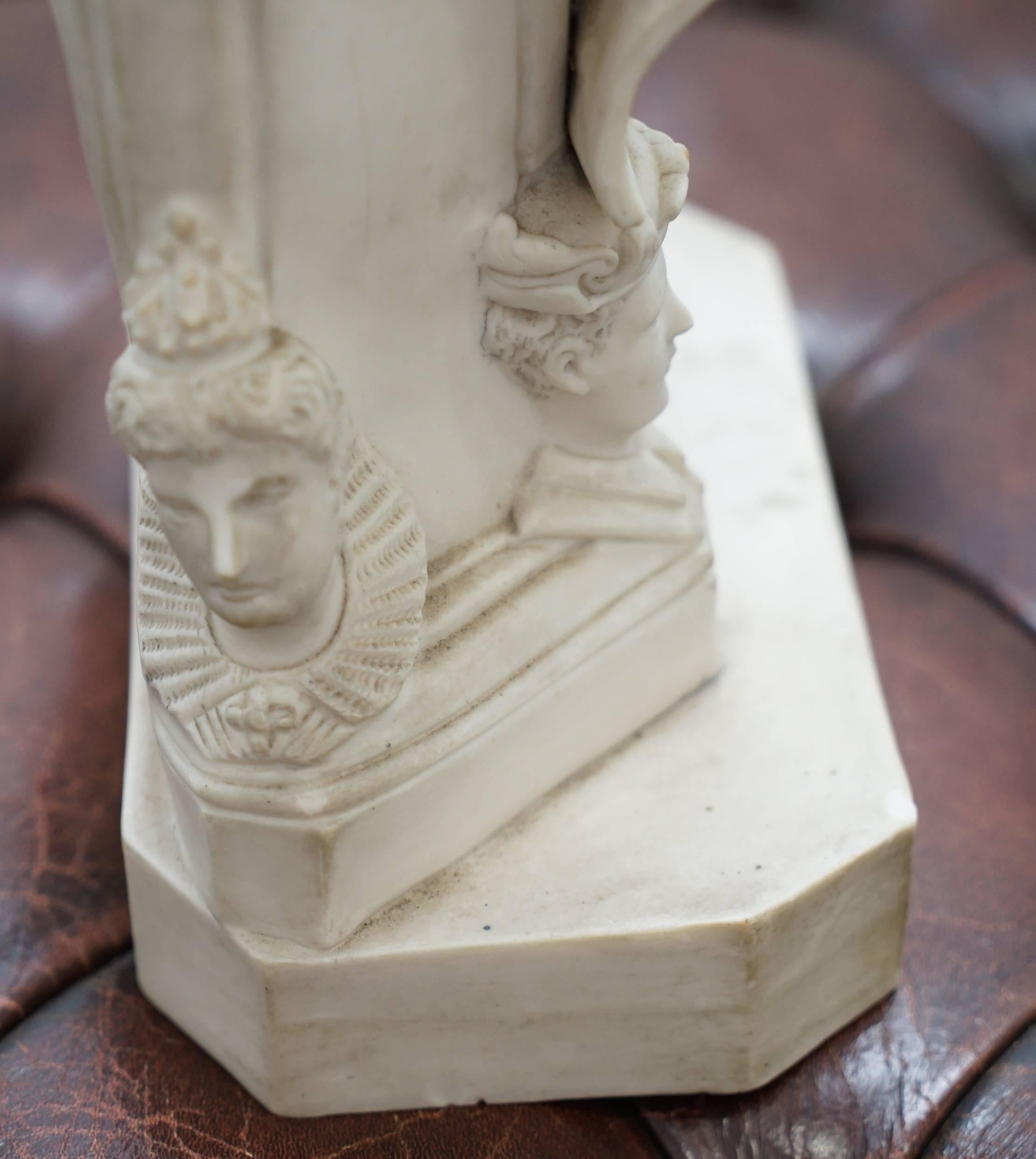 Highly Detailed Parian Marble Statue of William Shakespeare Must See, circa 1860 11