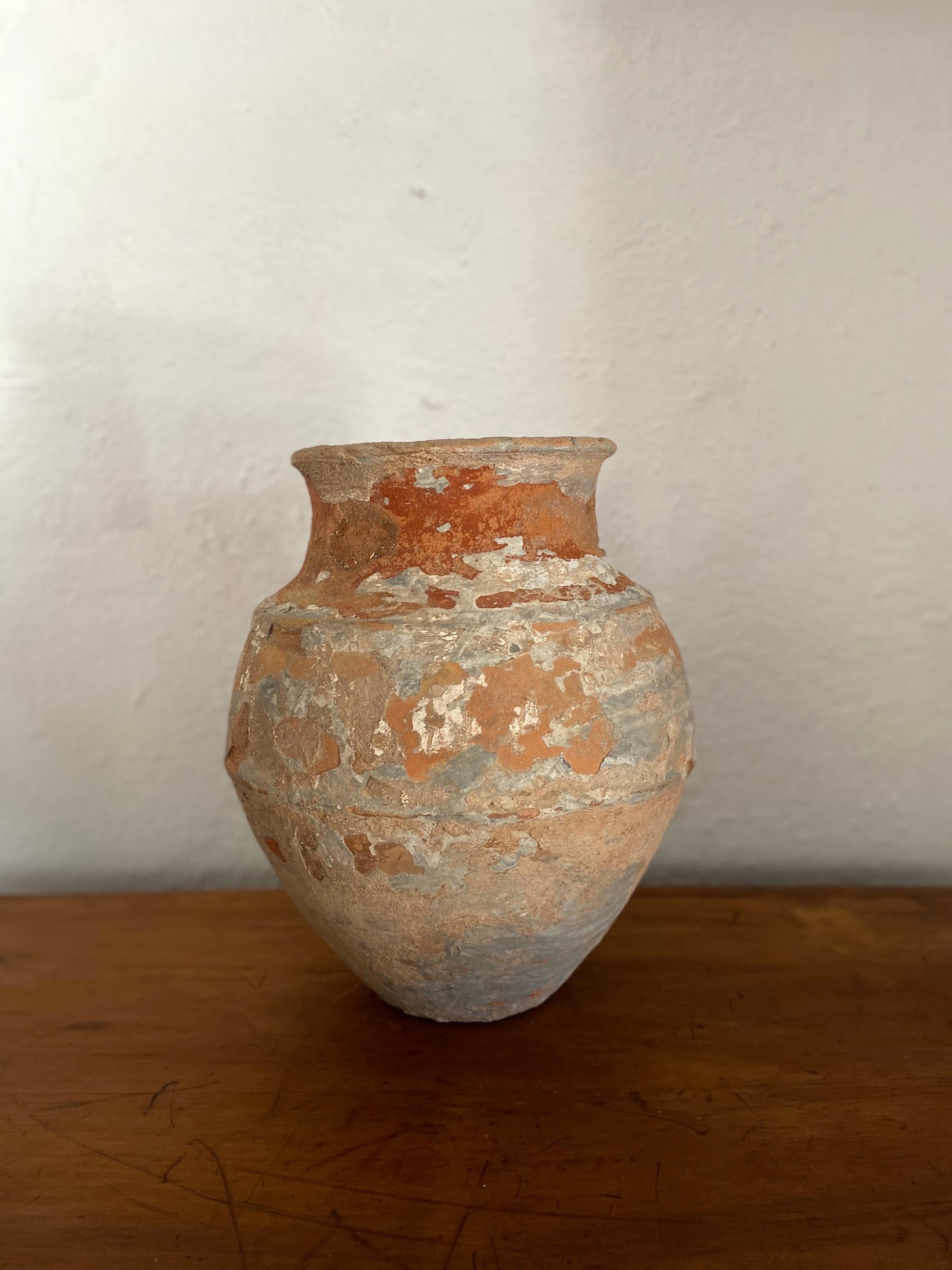 Highly Distressed Water Jar From Central Yucatan, Circa Early 20th Century 2