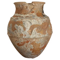 Highly Distressed Water Jar From Central Yucatan, Circa Early 20th Century