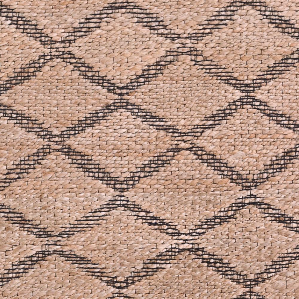 The Ricochet Weave adds a subtle graphic edge to any space. This style masterfully mixes rugged natural jute with a robust cotton, to create an eclectic and energetic pattern through its base. This highly durable, hand-woven style features a cotton