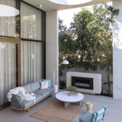 Highly Durable Customizable Ricochet Weave Rug in White X-Large