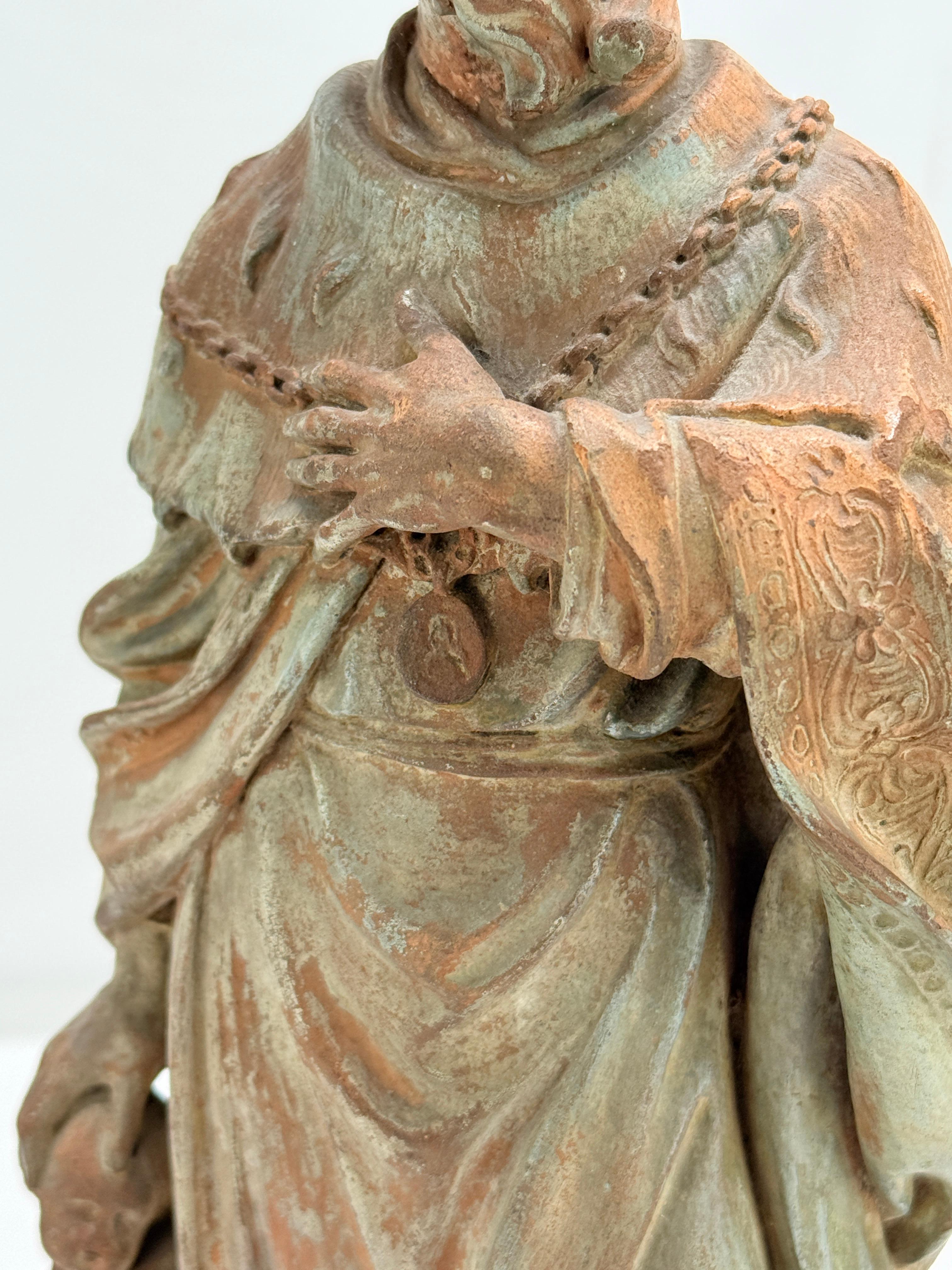 Highly Important Jacques Bergé (Flemish, 1693 - 1756) King David Sculpture 1736 For Sale 10