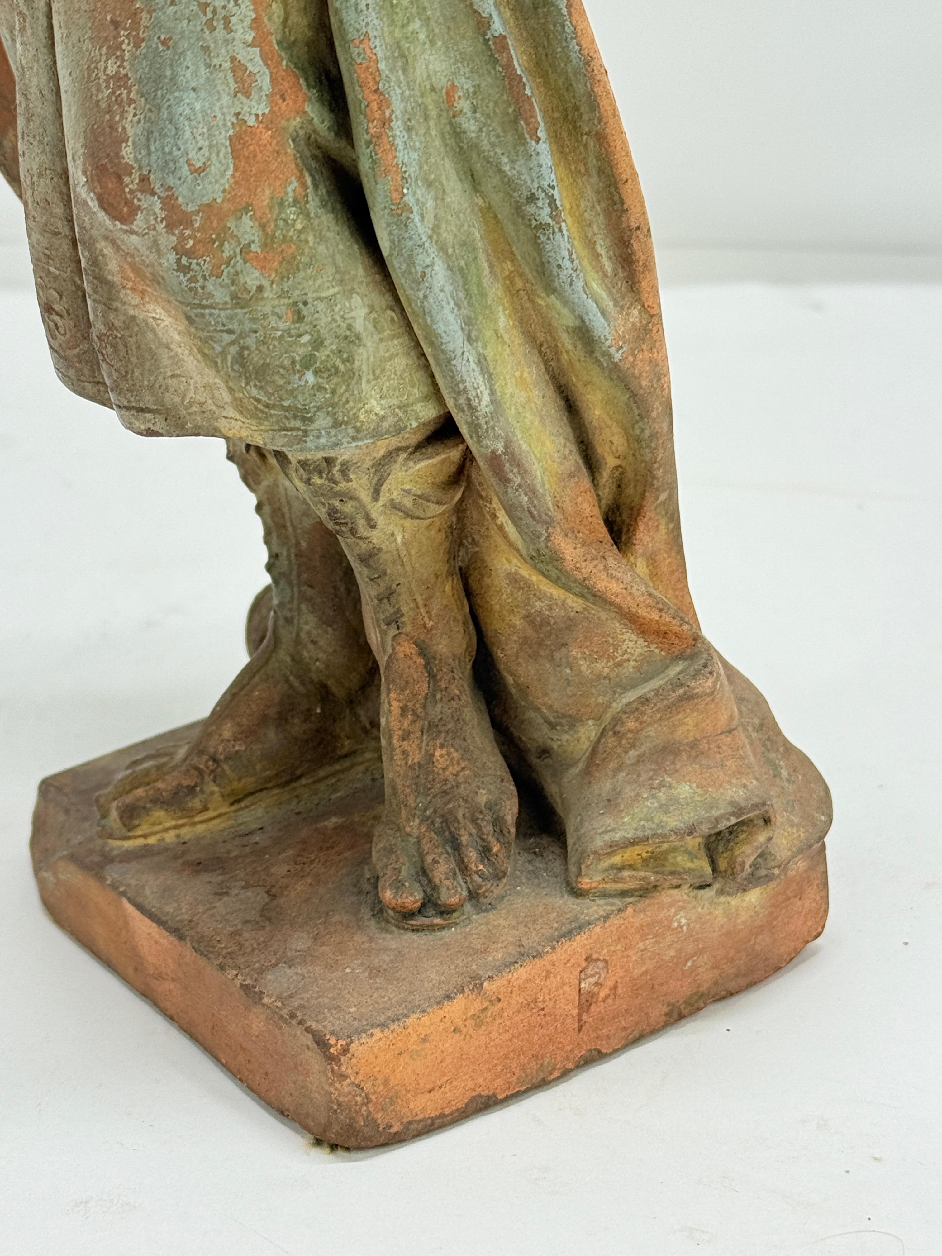 Highly Important Jacques Bergé (Flemish, 1693 - 1756) King David Sculpture 1736 For Sale 2