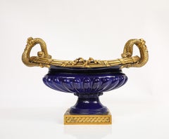 Highly Important Louis XV Period Ormolu Mounted Sèvres Porcelain Vase ‘Choiseul’