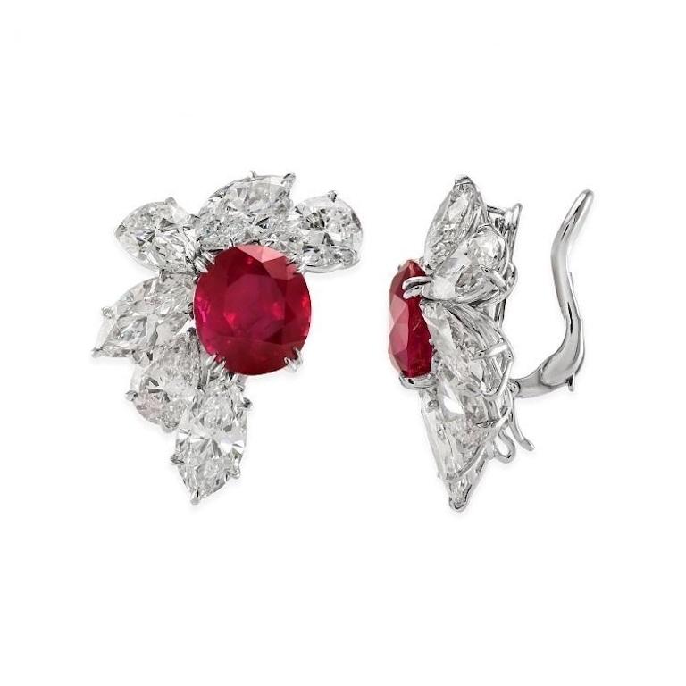 To assess the beauty of a ruby one must carefully examine the color and the brilliance.  The color will generally depend upon the geographic origin of the stone and the brilliance upon the quality of the crystal.  Fine stone cutting will maximize
