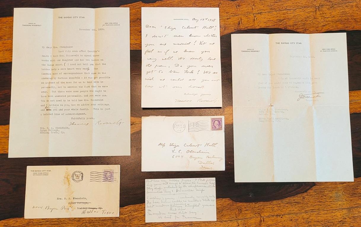 Highly Important Theodore Roosevelt Collection of 6 Items For Sale 6