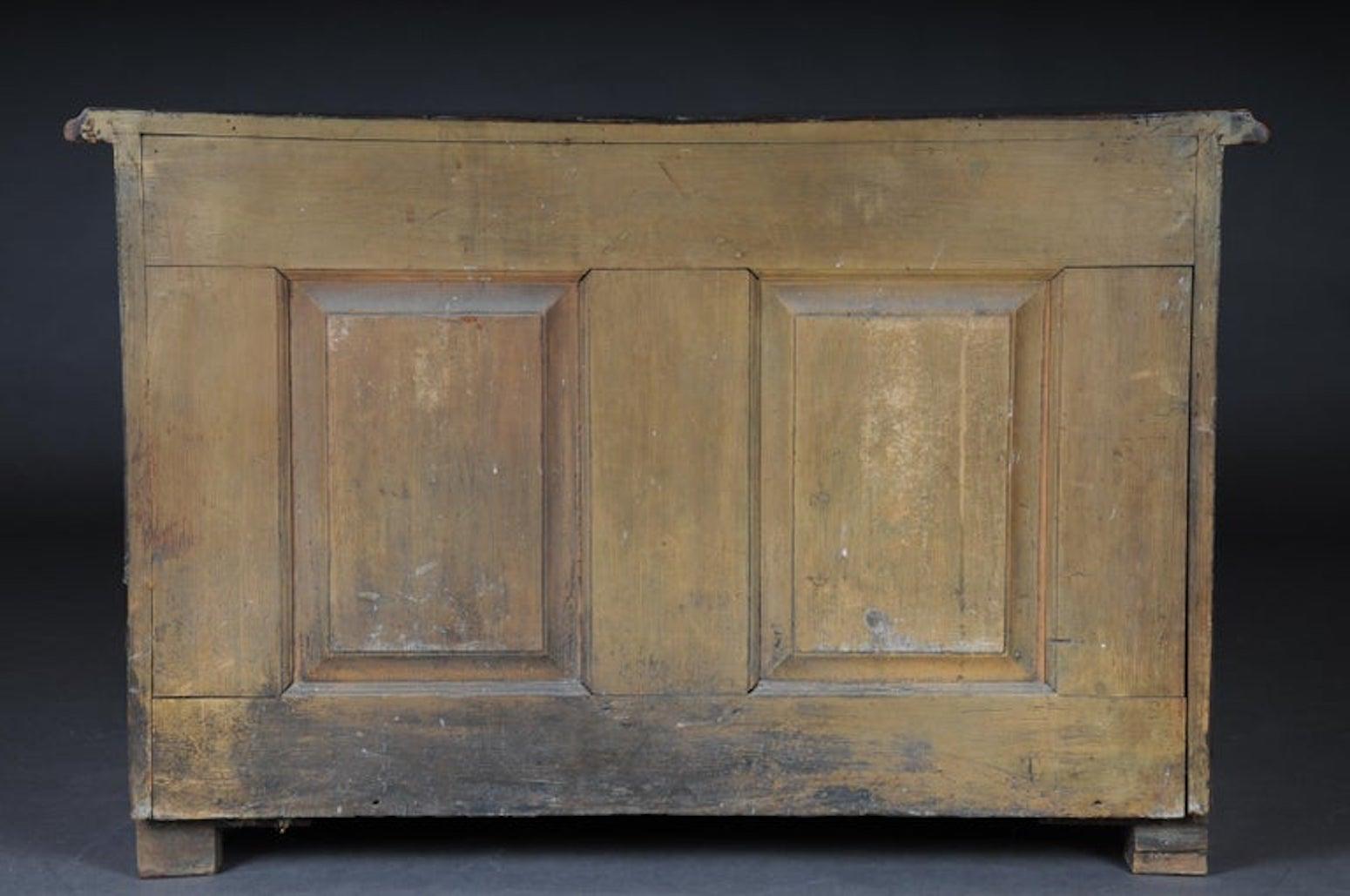 Highly Interesting Inlaid Baroque Commode, circa 1740 For Sale 8
