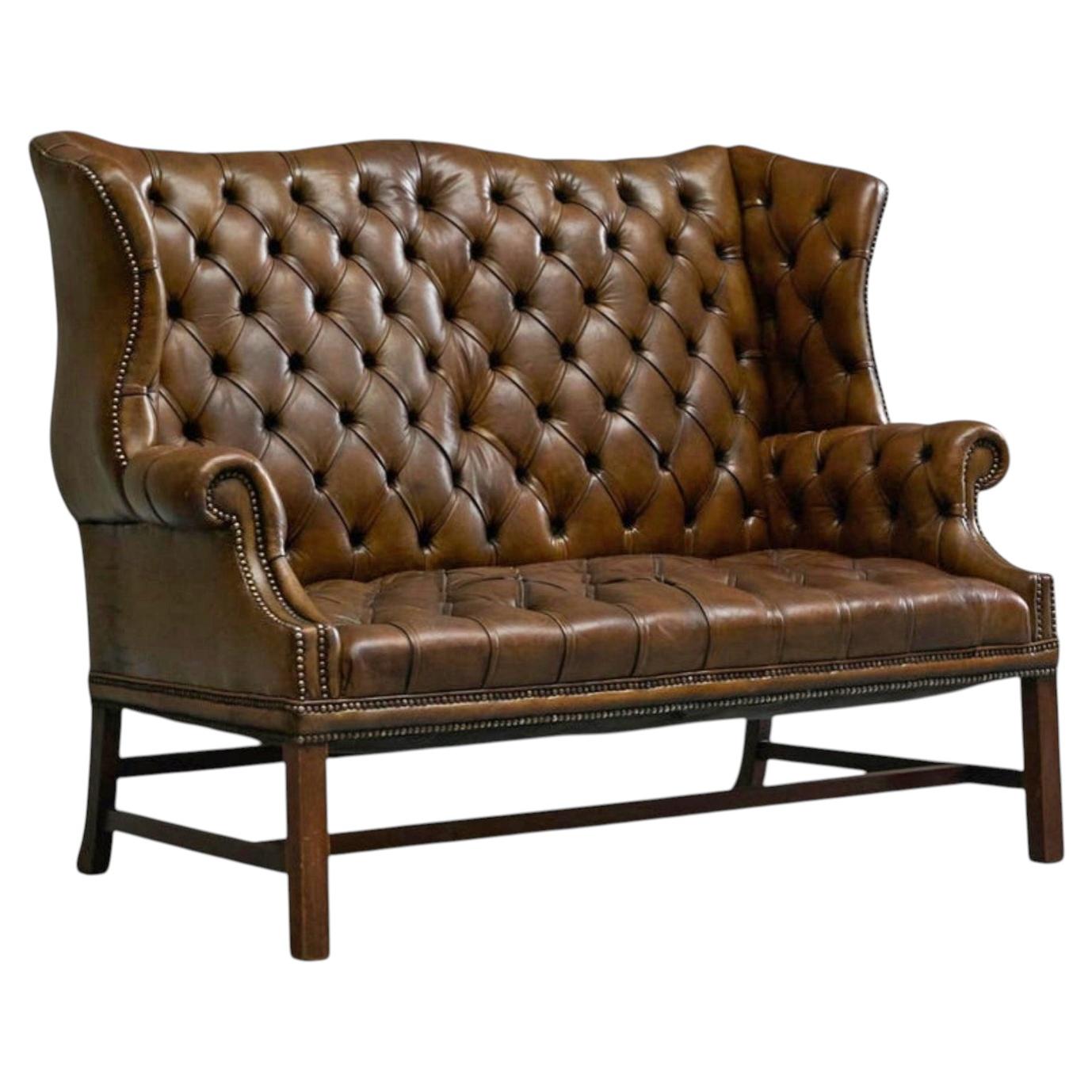 What is a wingback sofa?
