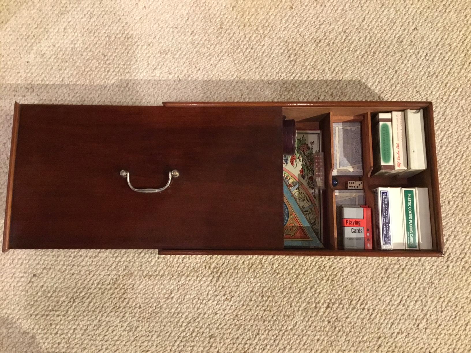 Highly Unusual and Rare Walnut Edwardian Period Metamorphic Roulette 13