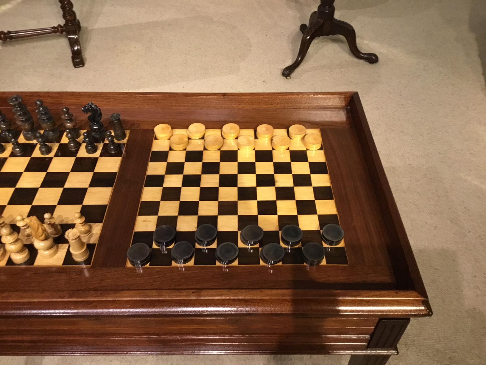 Highly Unusual and Rare Walnut Edwardian Period Metamorphic Roulette 15