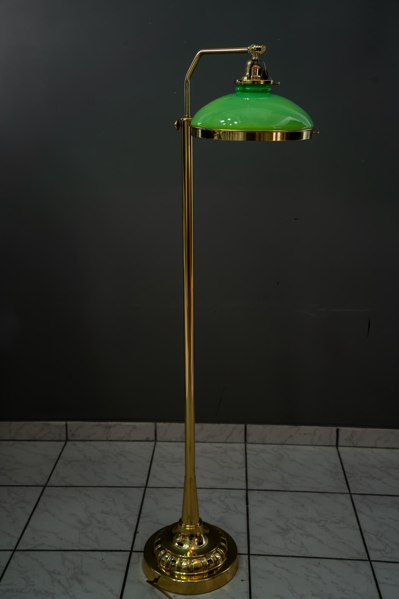 Lampadaire art déco ajustable et sviweling vienne vers 1920 en vente 7