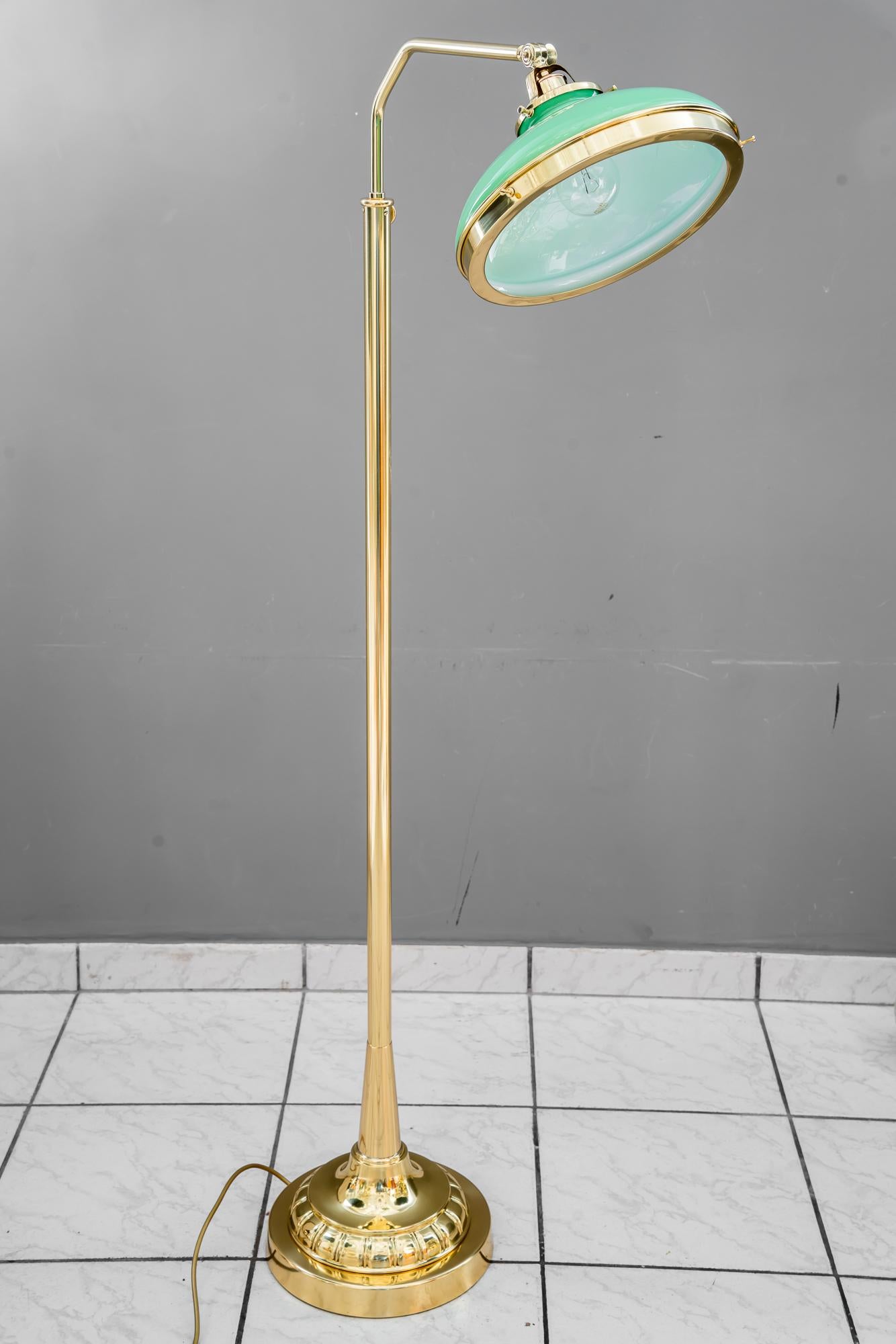 Lampadaire art déco ajustable et sviweling vienne vers 1920 en vente 1