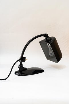 Hight adjustable and swiveling art deco table lamp vienna around 1920s