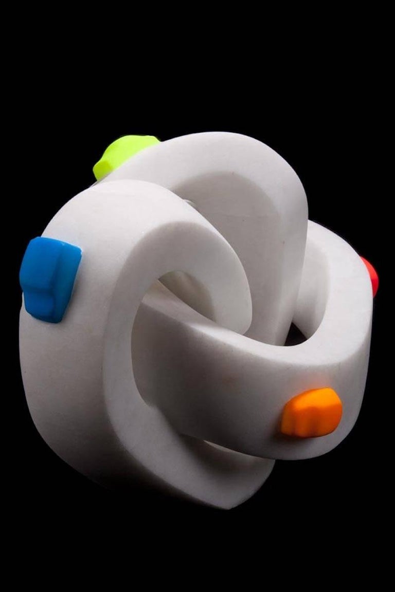 Highway, White Marble Sculpture For Sale at 1stDibs