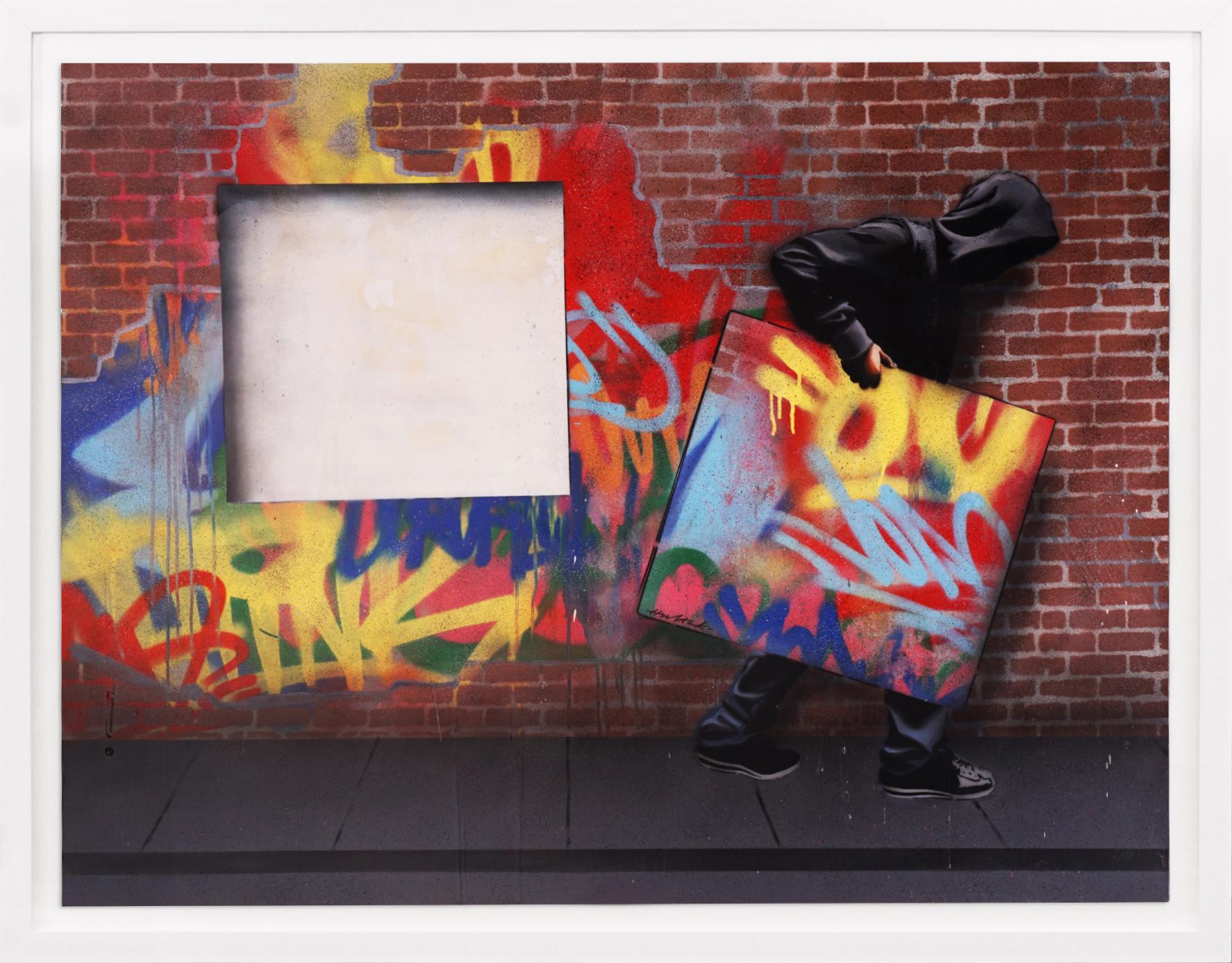 Hijack, 'Steal It' Unique Graffiti Street Pop Art Painting, 2021 9