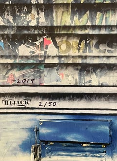 Hijack "Breaking Into Paradise" Signed and Numbered Print Street Art Urban