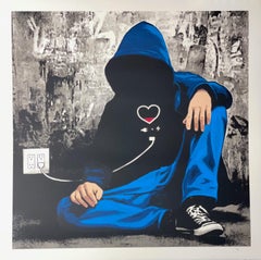 Hijack Social Media Junkie Screen Print Mr. Brainwash Son Art Print "Unplugged"