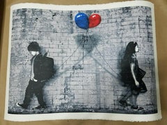 Static Love Stencil Art Print Sohn von Mr. Brainwash