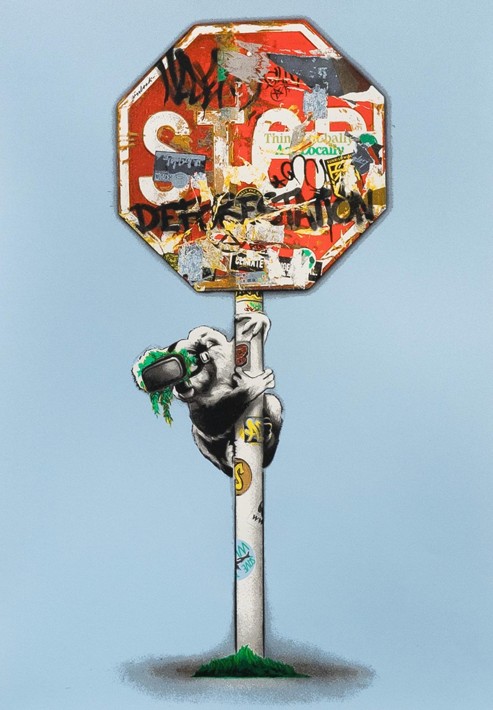 Serigrafia Street Art, 'Virtual Insanity', 2020 in vendita 1