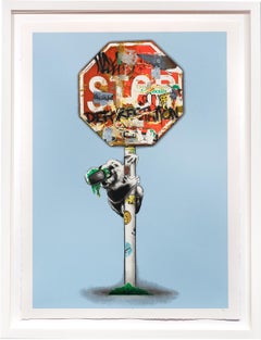 Street Art Screen Print, 'Virtual Insanity', 2020