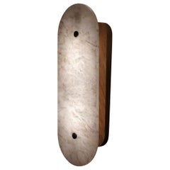 Hikari Kleine Iroko-Holz-Applikation von Alabastro Italiano