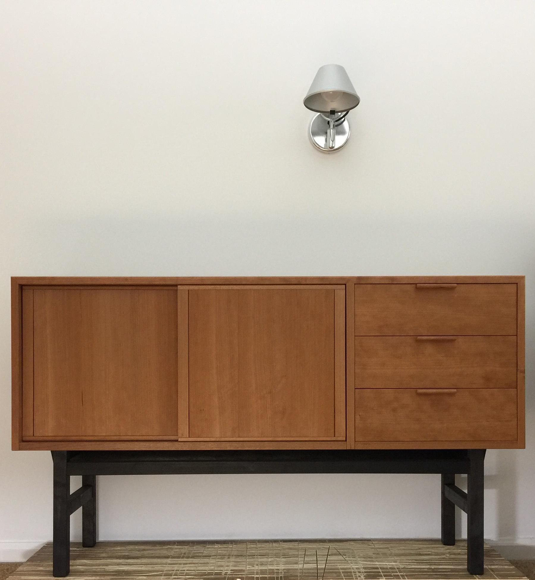 American Hikido Credenza in Black Cherry For Sale