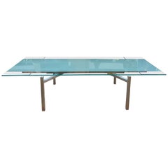 Hikko Glass Extension Dining Table