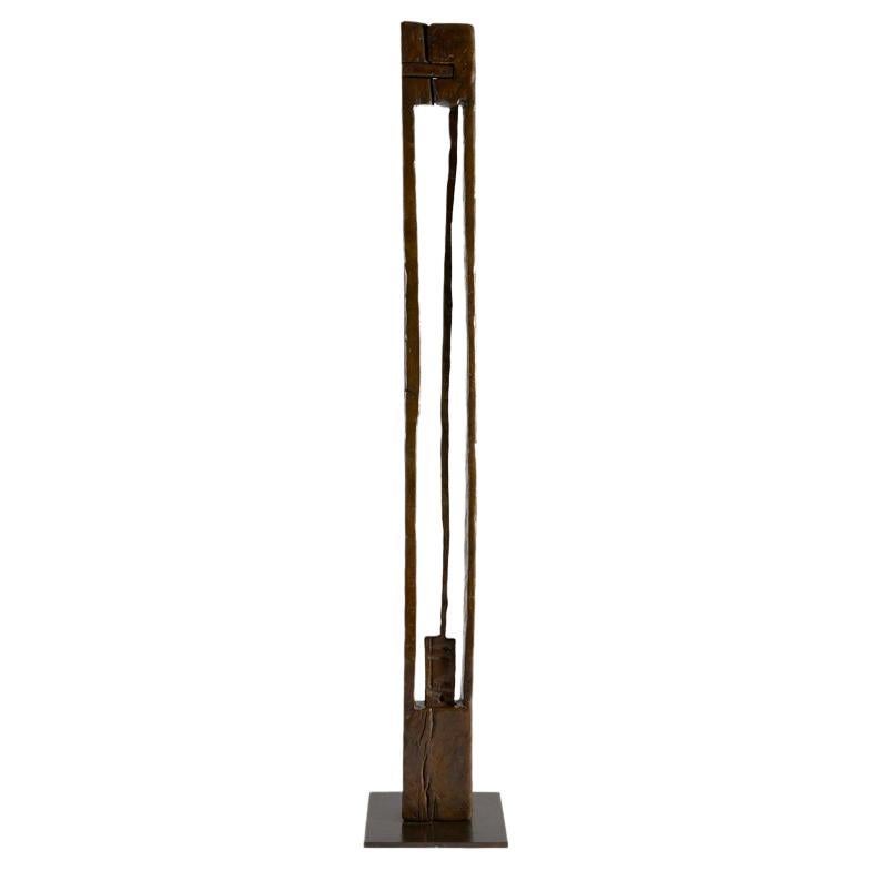 HILABETEAK IX, zeitgenössische Bronzeskulptur von Zigor „Kepa Akixo“, Pays Basque im Angebot