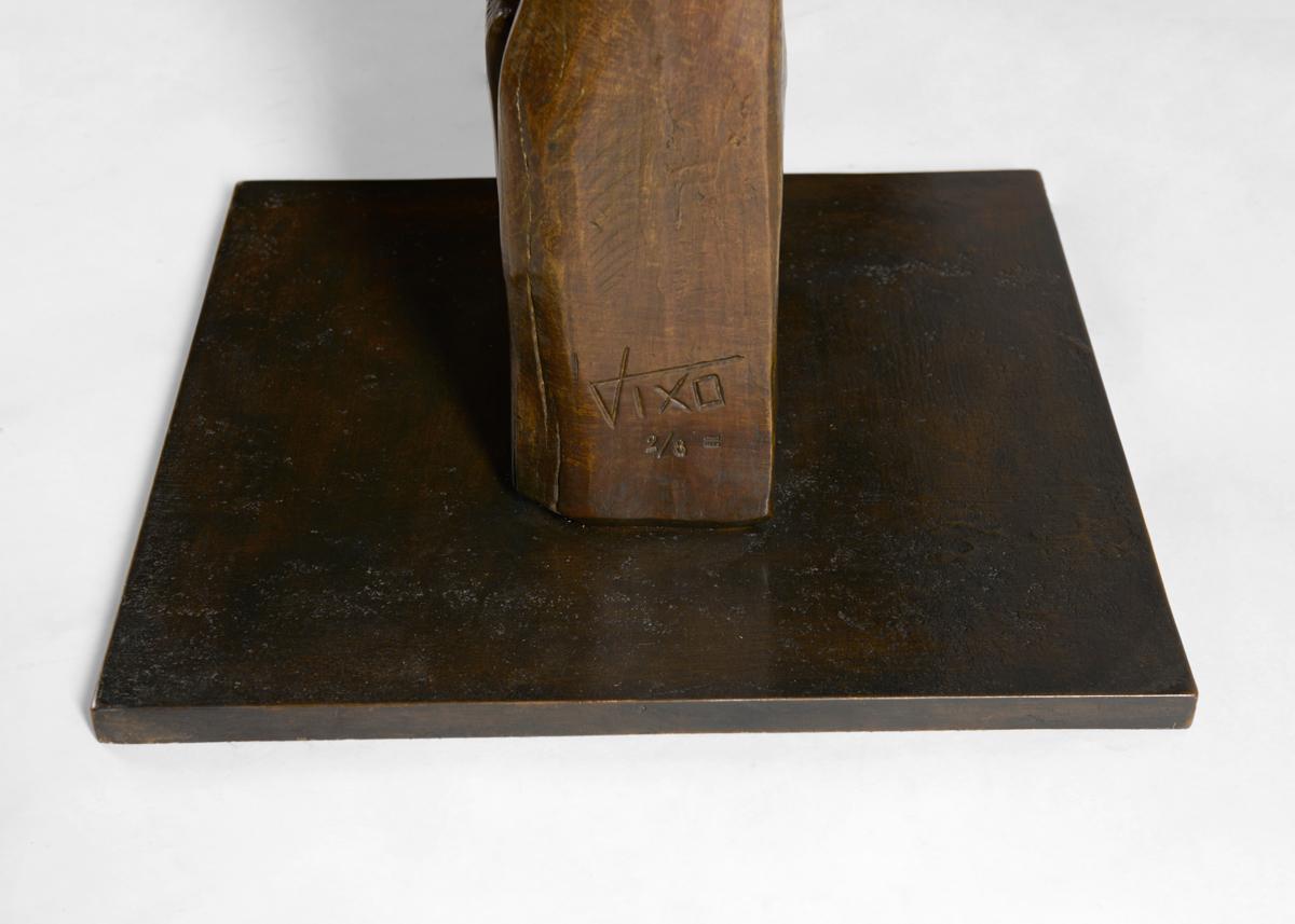 Hilabeteak V, Contemporary Bronze Sculpture by Zigor 'Kepa Akixo', Pays Basque In Good Condition For Sale In New York, NY