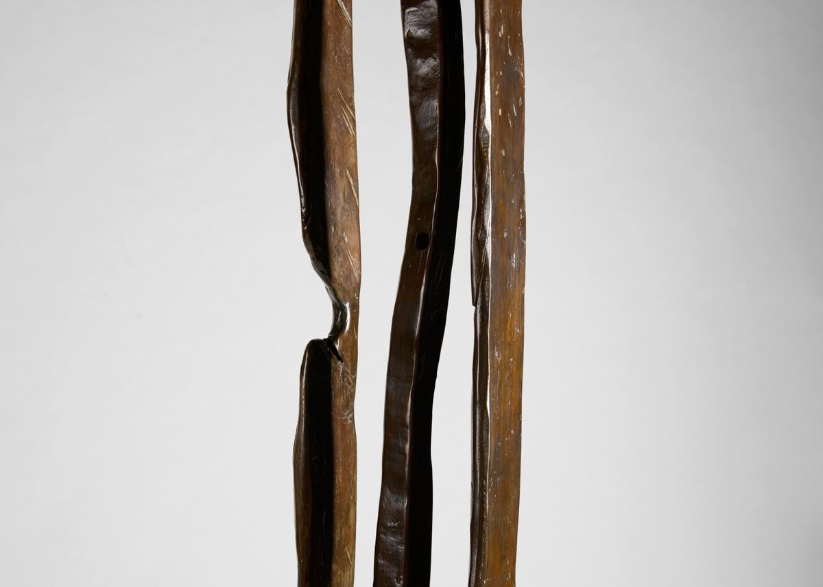 Hilabeteak V, Contemporary Bronze Sculpture by Zigor 'Kepa Akixo', Pays Basque For Sale 1