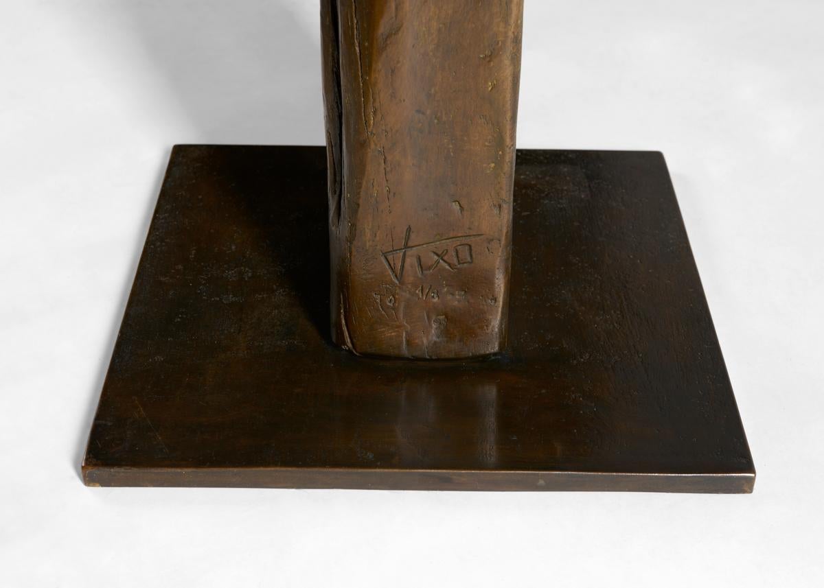 Hilabeteak VIII, Contemporary Bronze Sculpture by Zigor 'Kepa Akixo' Pays Basque In Good Condition For Sale In New York, NY