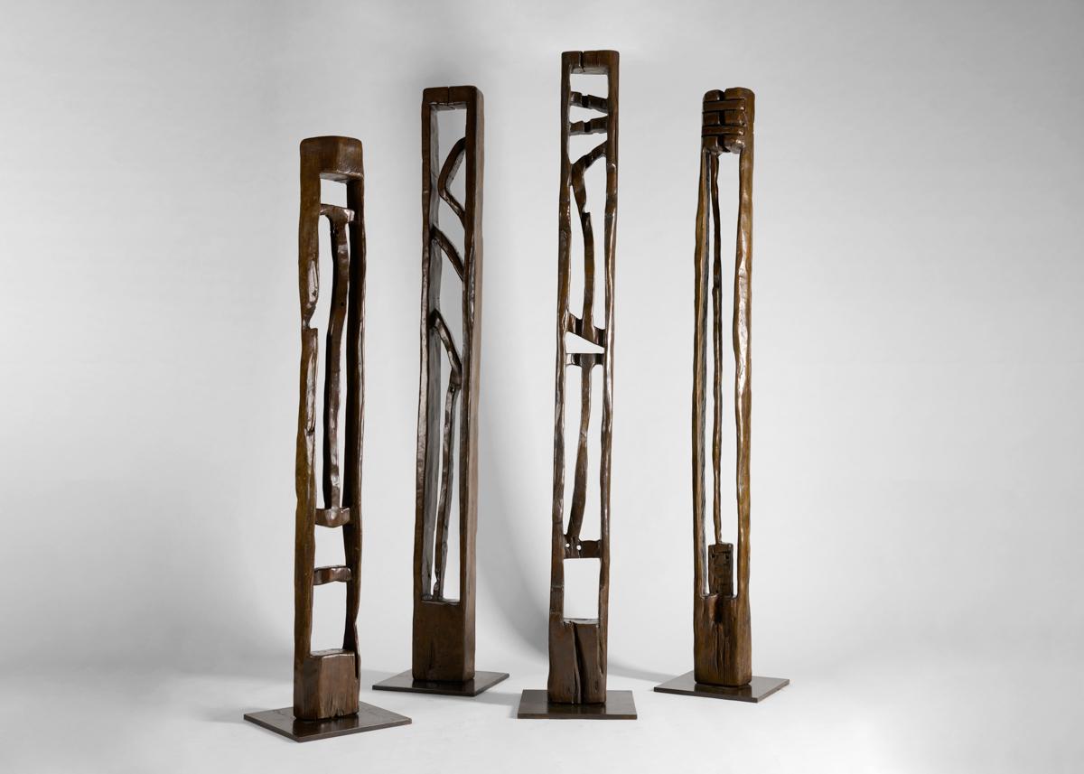 Hilabeteak VIII, Contemporary Bronze Sculpture by Zigor 'Kepa Akixo' Pays Basque For Sale 2