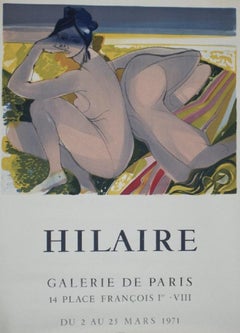 "Hilarie" by Jules Cavaillès 1971, Poster