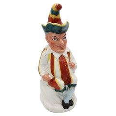 Antique Hilarious Punch figure Toby Jug by William Machin, England, 1889-1910
