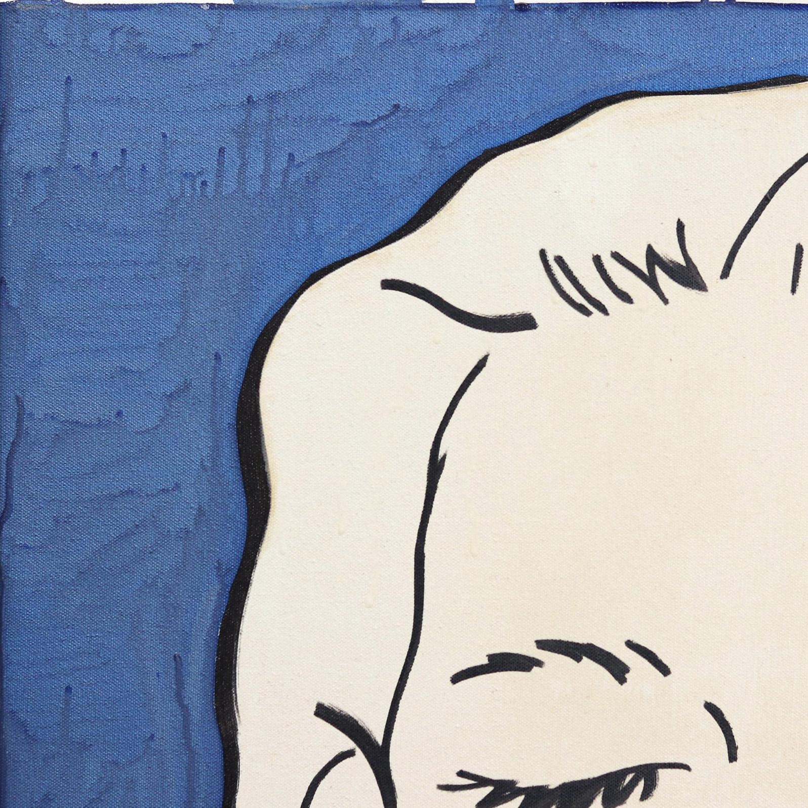 Dans des peintures acryliques audacieuses au trait, l'artiste américaine Hilary Bond représente des têtes et des torses de femmes, répétant souvent l'image dans des compositions qui se chevauchent. Ses groupes contemporains de portraits et de