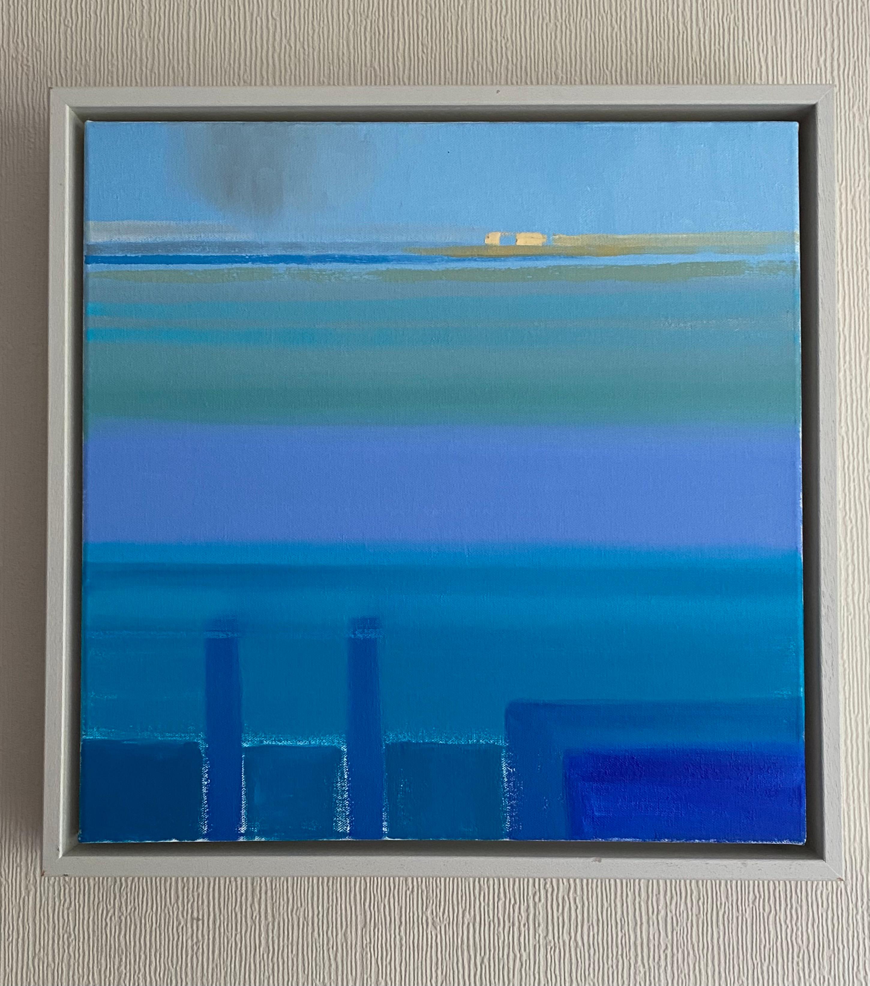 Seafield IV - Painting Astratto di Hilary Goddard